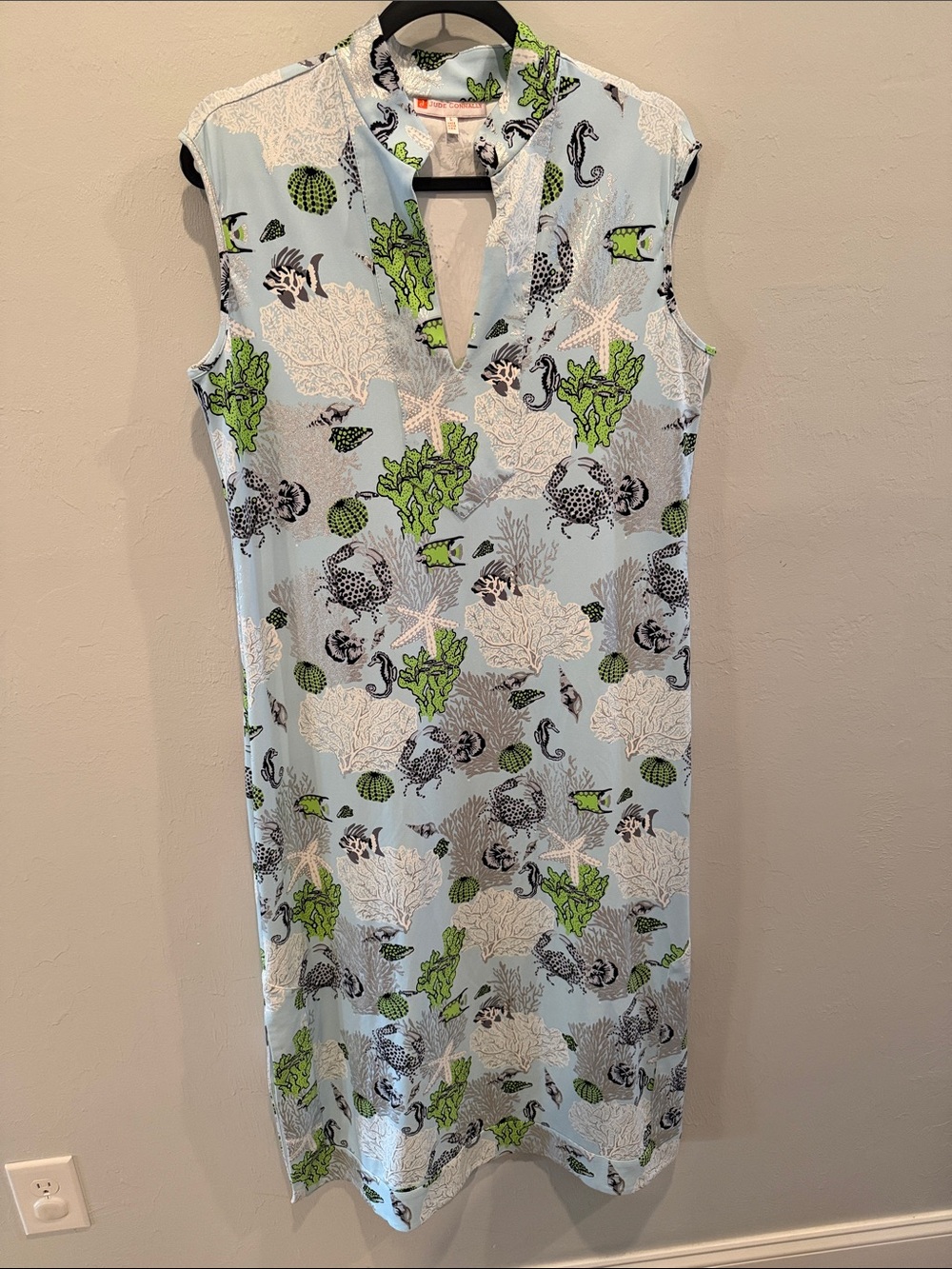 Jude Connally Kristen Maxi Dress L Like New Ocean Reef
